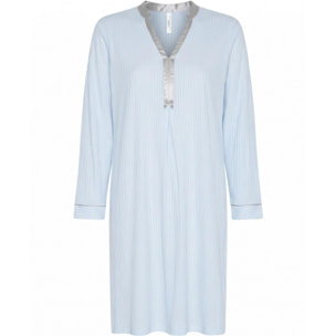 Camisón mujer lencero raso de manga larga