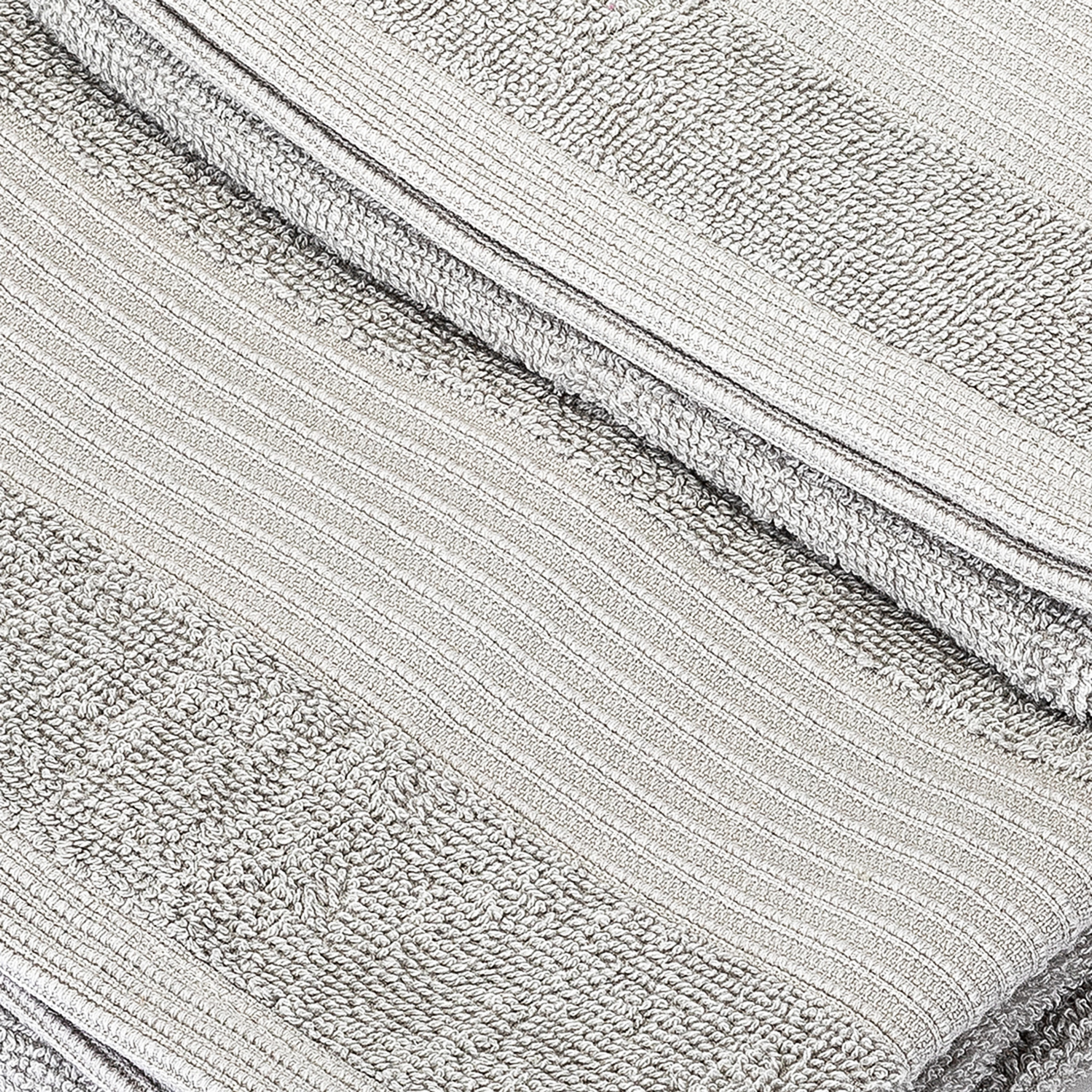 UNO CASA DESIGN Coppia Asciugamano + Ospite Julia in Spugna di Puro Cotone 500 gr/mq