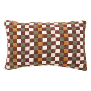 Coussin Mosai rectangulaire 30x50cm terracotta