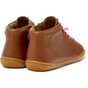 Zapatillas - CAMPER Peu Cami - Marron - Cuero liso