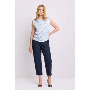 Kocca - Blusa con drappeggio Donna