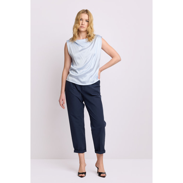 Kocca - Blusa con drappeggio Donna