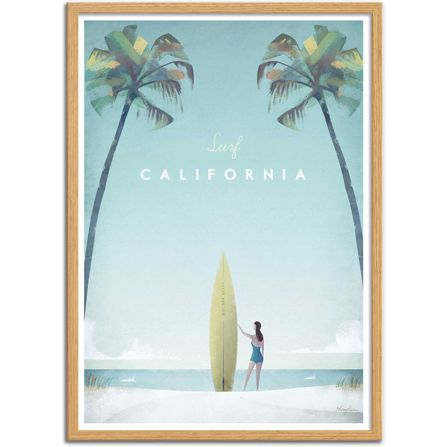 Affiche - Visit California - Henry Rivers