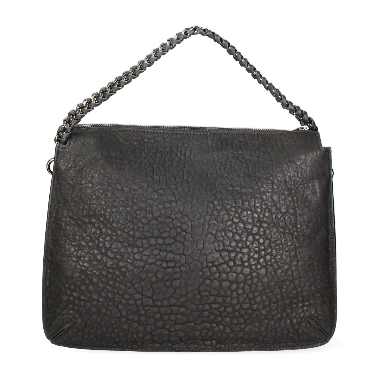 Borsa a spalla da donna Made in Italy - Corvus Plus - Vera pelle - 34.0 x 27.0 x 9.0 cm