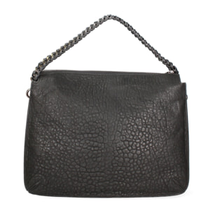 Borsa a spalla da donna Made in Italy - Corvus Plus - Vera pelle - 34.0 x 27.0 x 9.0 cm