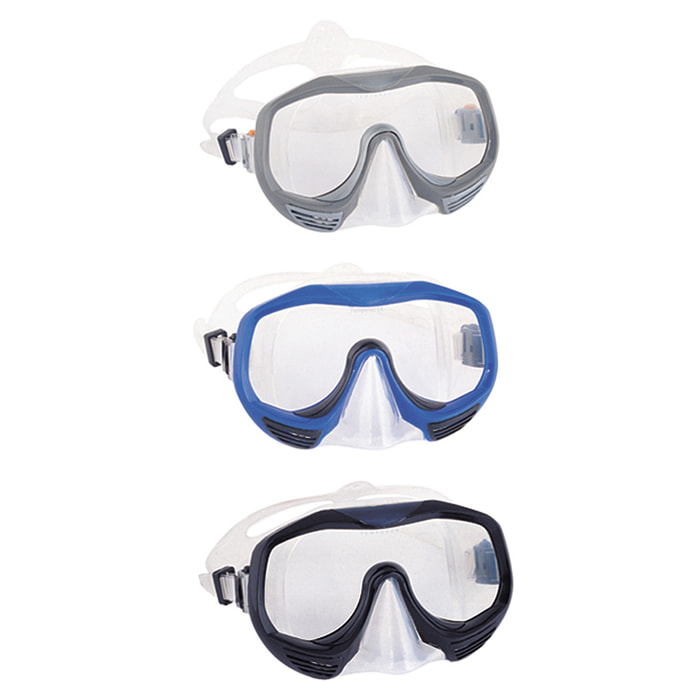 MASCHERA DA IMMERSIONE OTTICA IN UN SOLO PEZZO +14 ANNI. Colore casuale.