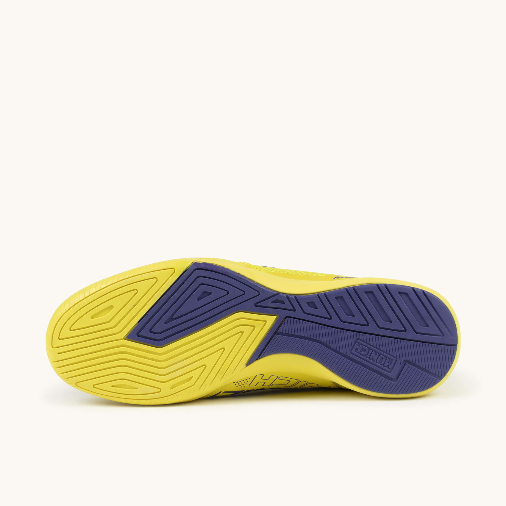 MUNICH RONDO 24 Zapatillas de Fútbol Sala Profesionales Amarillo y Lila