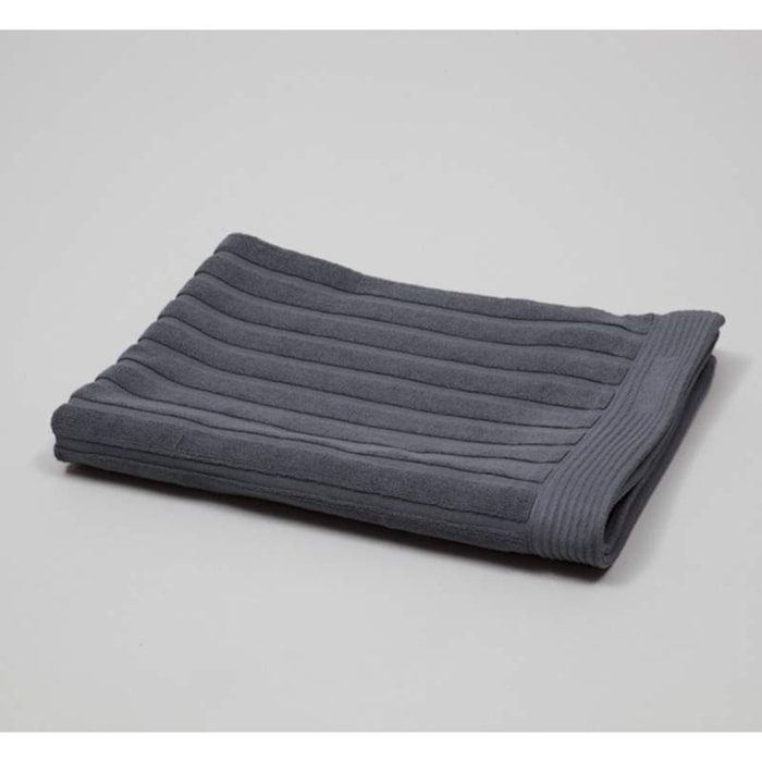 Alfombra de baño Maxim color gris oscuro 100% Algodón