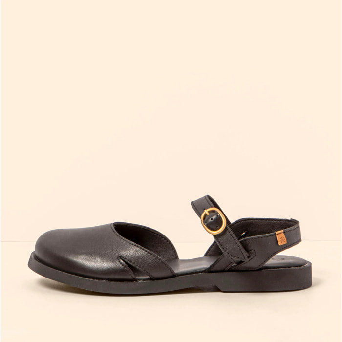 Sandalias N5874 SOFT NAPPA BLACK/ ARENISCA color Black
