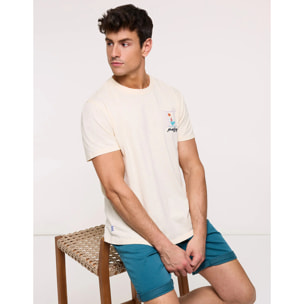 Camiseta Manga Corta Blanca - Hobatsam