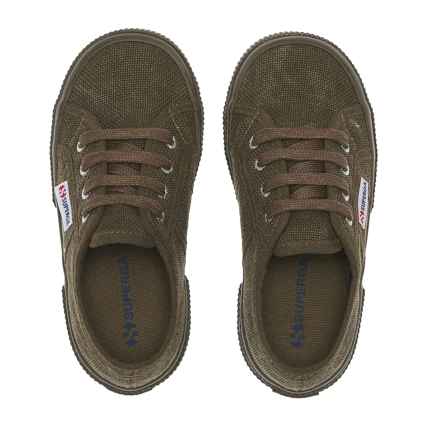 Superga - Niño/a Verde - 2750 KIDS COTTON STONE WASH