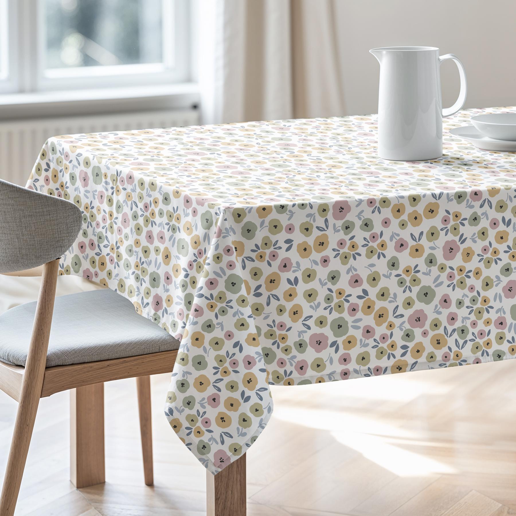 Nappe imprimée anti-tâches THELMA MULTICOLORE