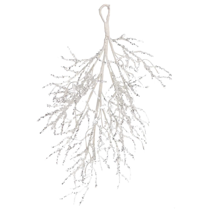 Festone in plastica stelle argento cm53