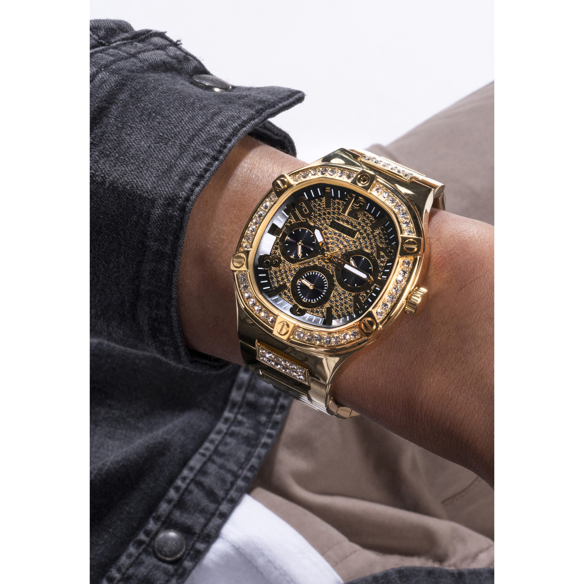 Guess Orologio Analogico Al Quarzo Duke