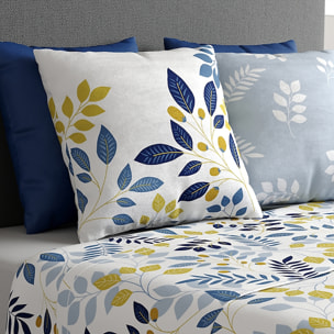 Parure De Drap 3pcs avec Drap Housse 90x190cm 100% Coton 57fils-chloÉ