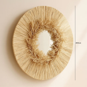 Miroir en raphia 55cm EL NIDO