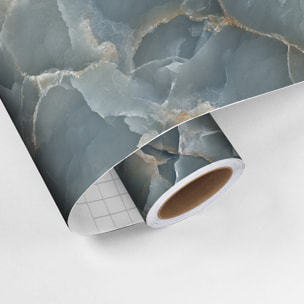 Revêtement sticker sol - MARBRE DE ROME - Rouleau adhésif Protection Anti-dérapant