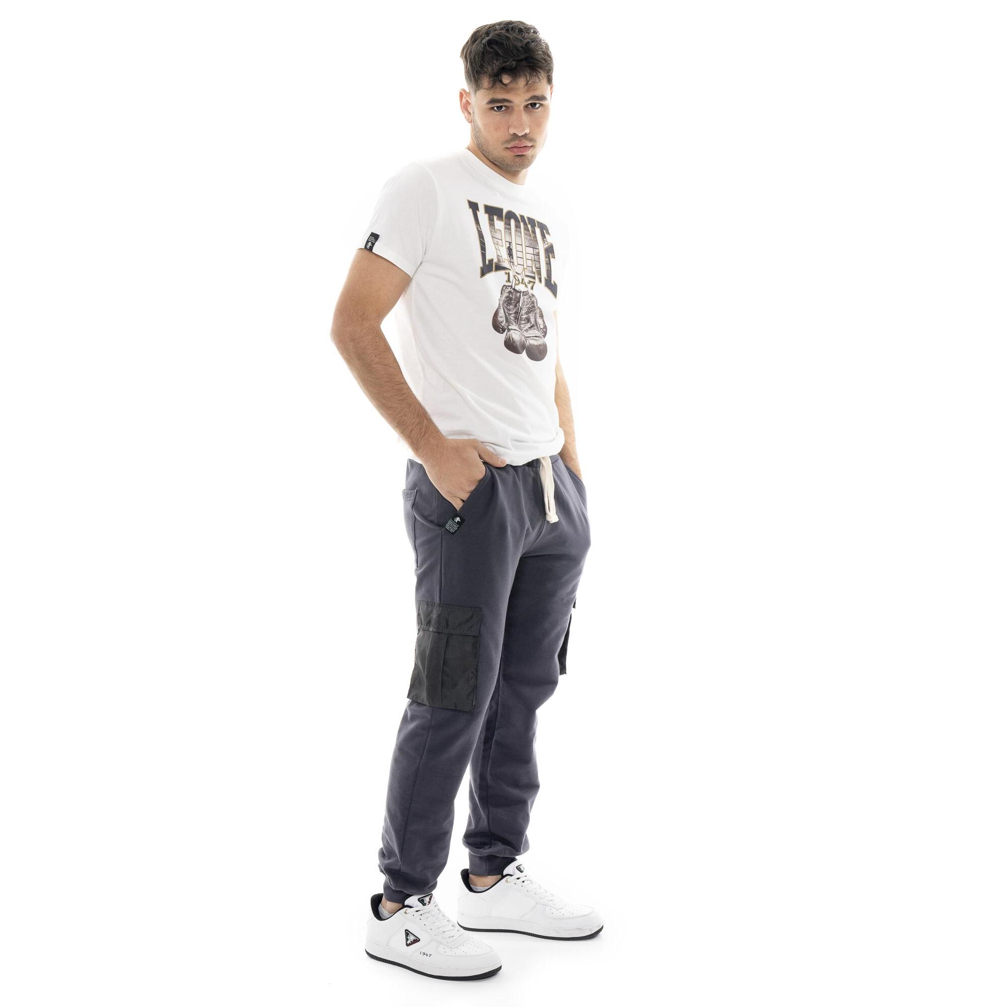 Pantalón cargo hombre Leone 1947 Apparel Vintage Dept puños invierno