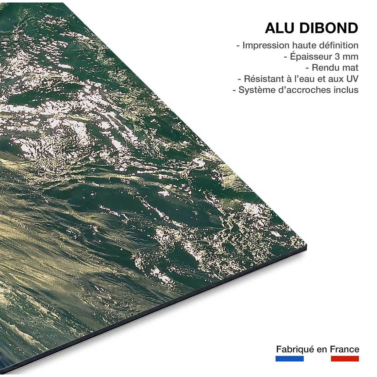 Tableau paysage ocean surf grosse vague  Tableau alu Dibond