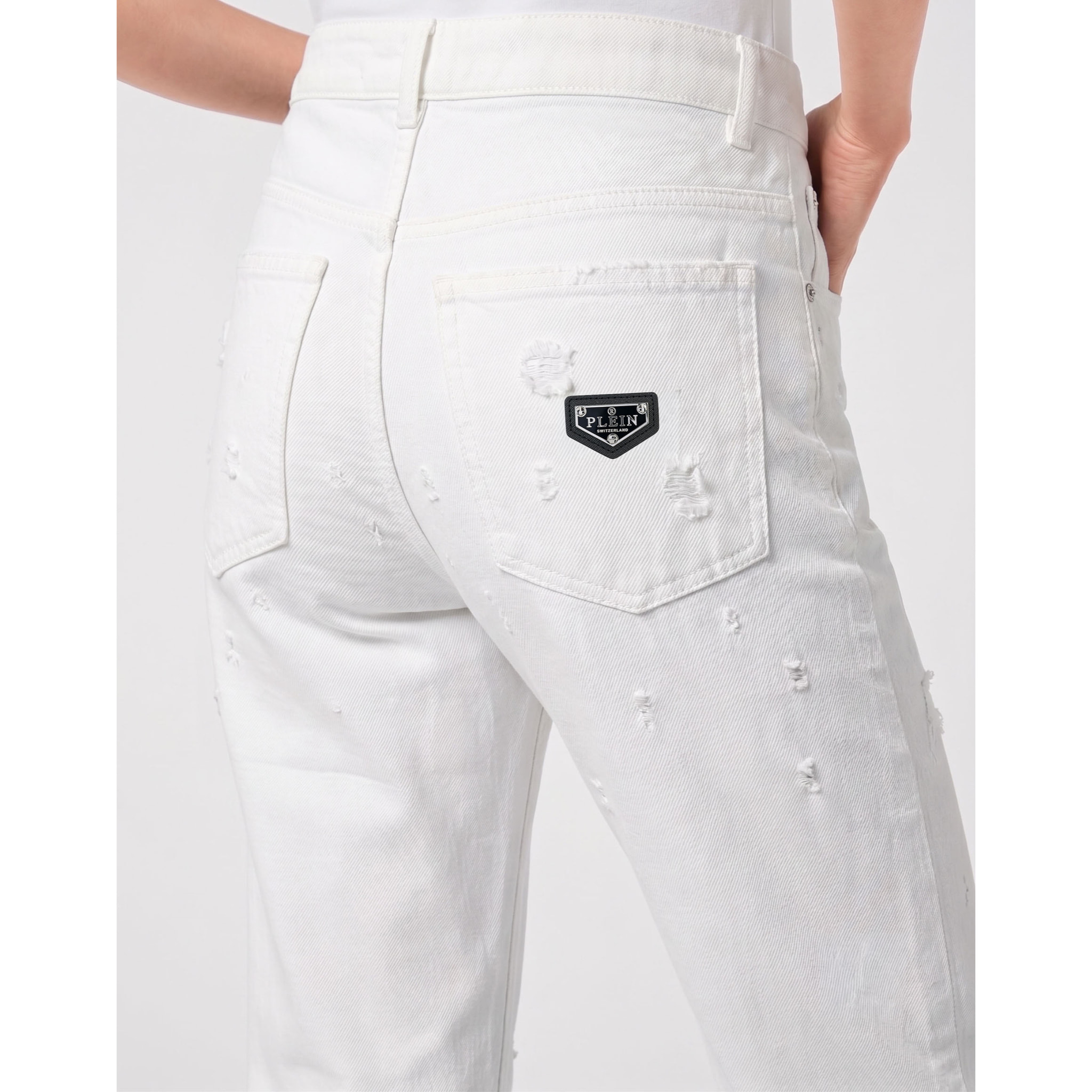 PHILIPP PLEIN Vaqueros de corte recto