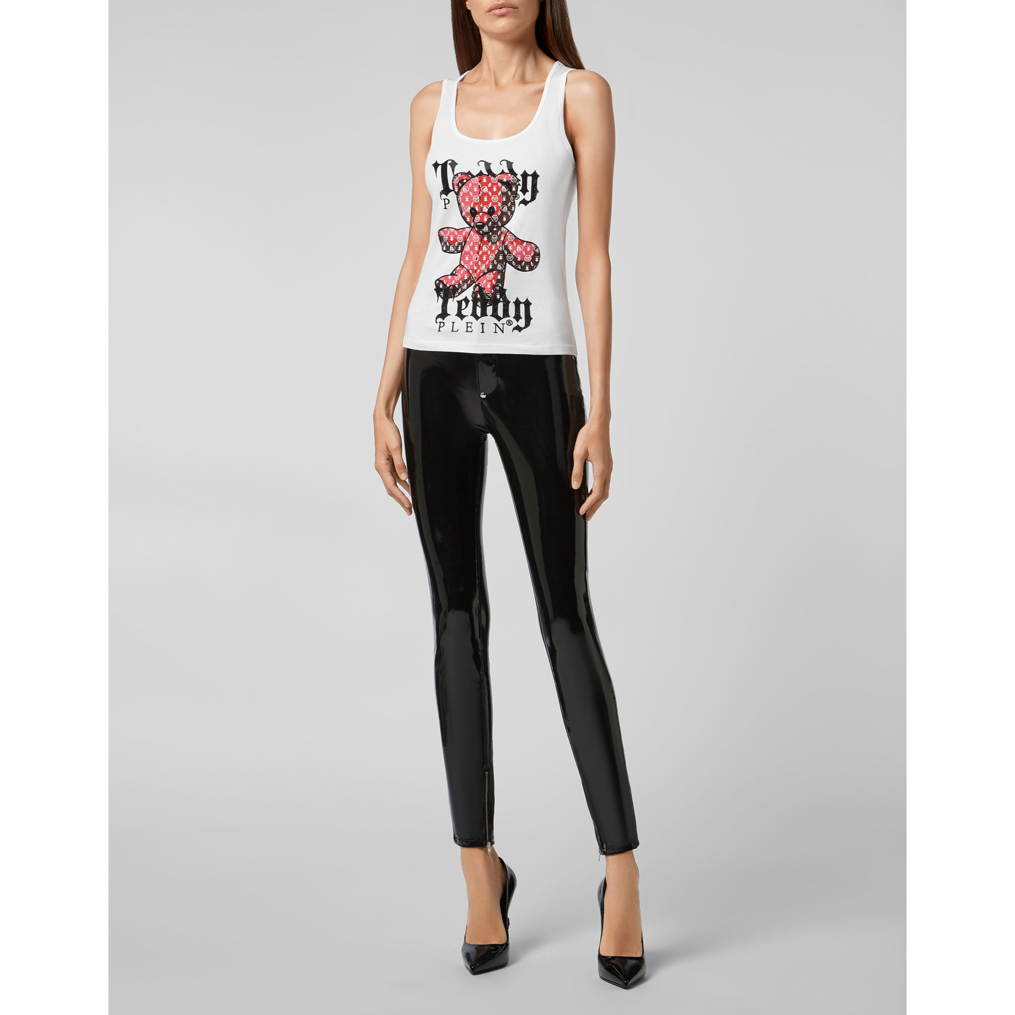 PHILIPP PLEIN Camiseta de tirantes MONOGRAM