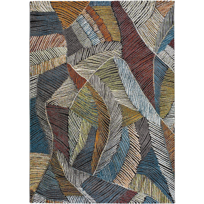 Alfombra geomÃ©trica Koby multicolor, varias medidas disponibles