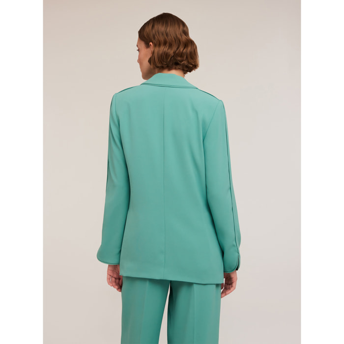 Motivi - Blazer da completo con piping in tono - Verde acqua