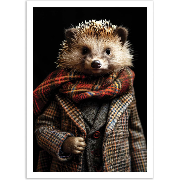 Affiche - Hedgehog Wild Suits - Philippe Hugonnard