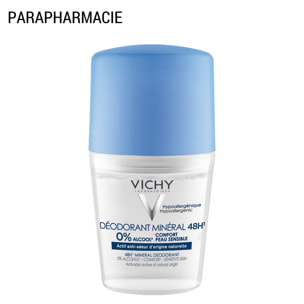 Déodorant Minéral 48h - Bille Sans Sel d'Aluminium 50 ml
