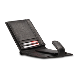 Portafoglio uomo in vera pelle - Modello Erevan Pro - Casual - 12.5 x 9.0 x 2.0 cm