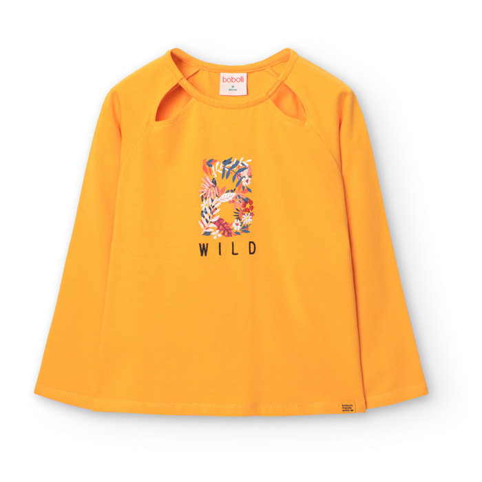 Camiseta punto elástico de niña -BCI