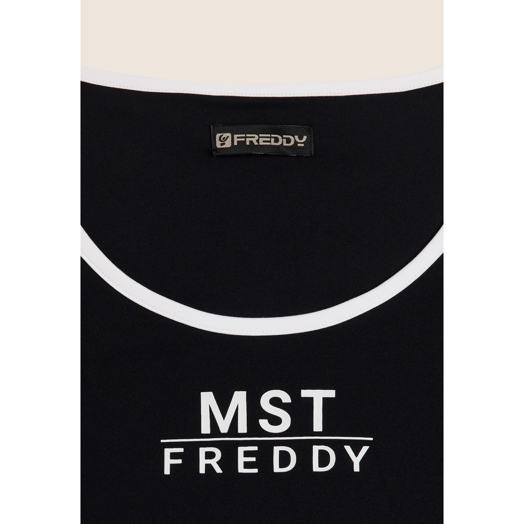 Top sportivo aderente con stampa MST FREDDY