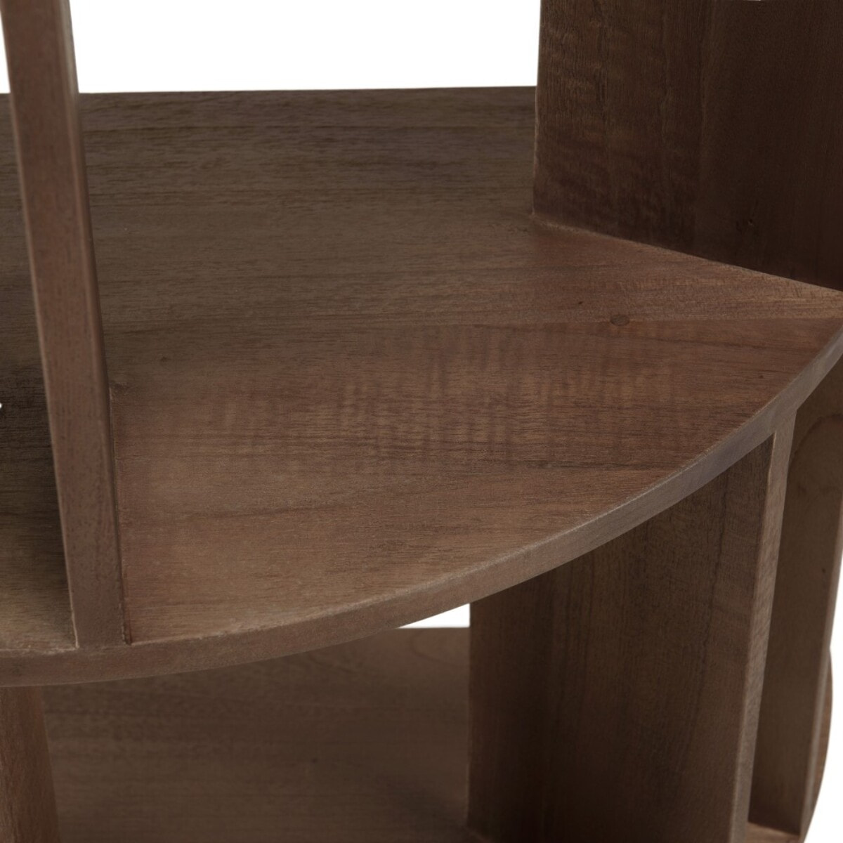 ROMY - Bibliothèque artistique en bois de mindi