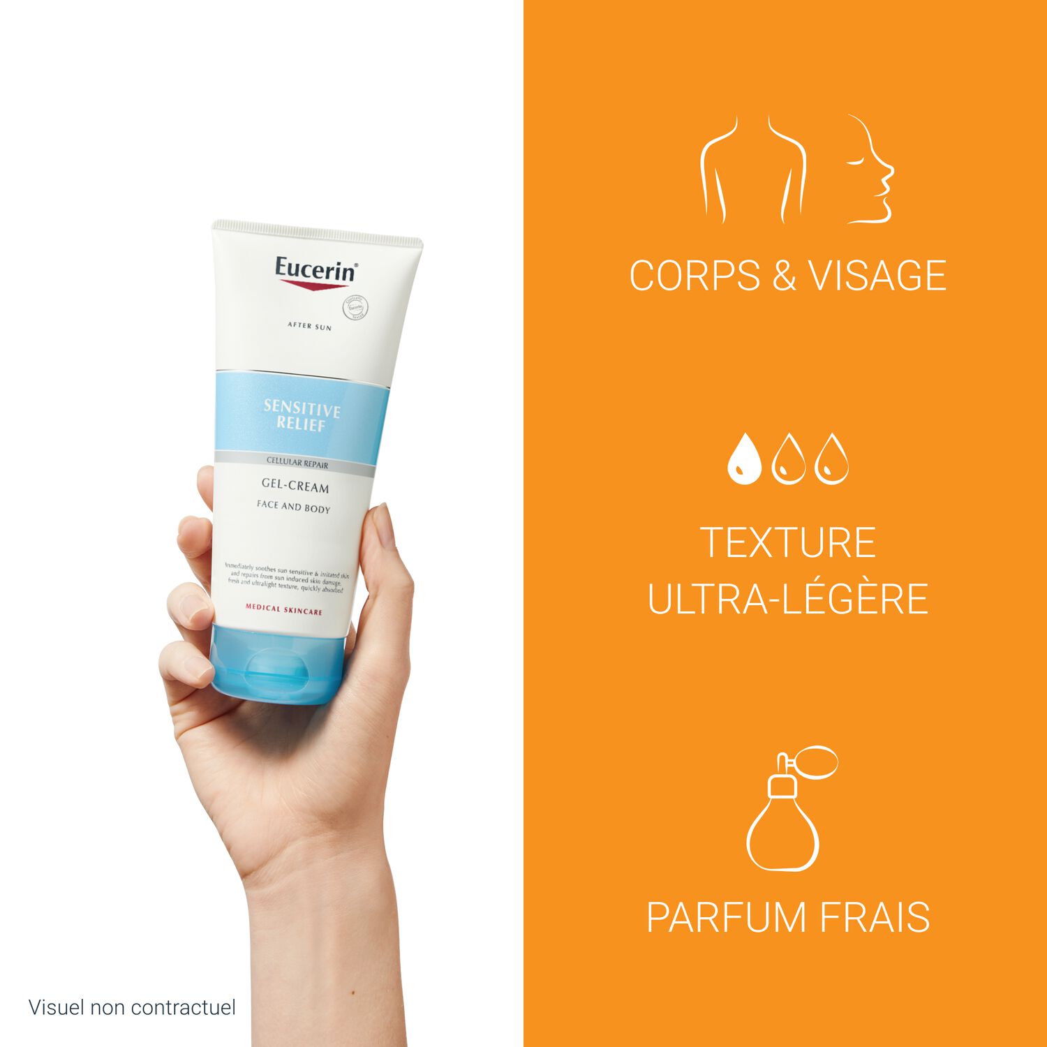 Sensitive Relief - Gel Crème Après-Soleil Visage & Corps 200 ml