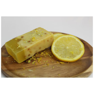 PLANETA HUERTO | Jabón Natural de Aceite de Oliva y Limón 100 g | Refrescante y Antioxidante | Aroma Cítrico Energizante