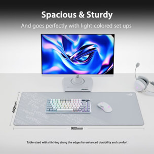 Tapis de souris ASUS ROG Scabbard II Artic Gray XXL