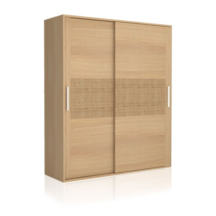 Armario 2 puertas correderas Uniq 180 Tofe - Textil