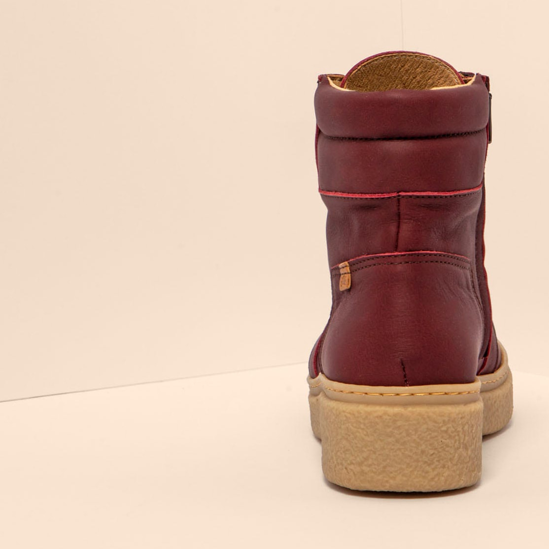 Botines N5900 WAX NAPPA CEREZA / ARPEA color Cereza