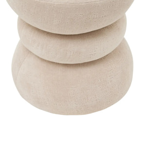 Pouf Ritem rond D.36cm crème