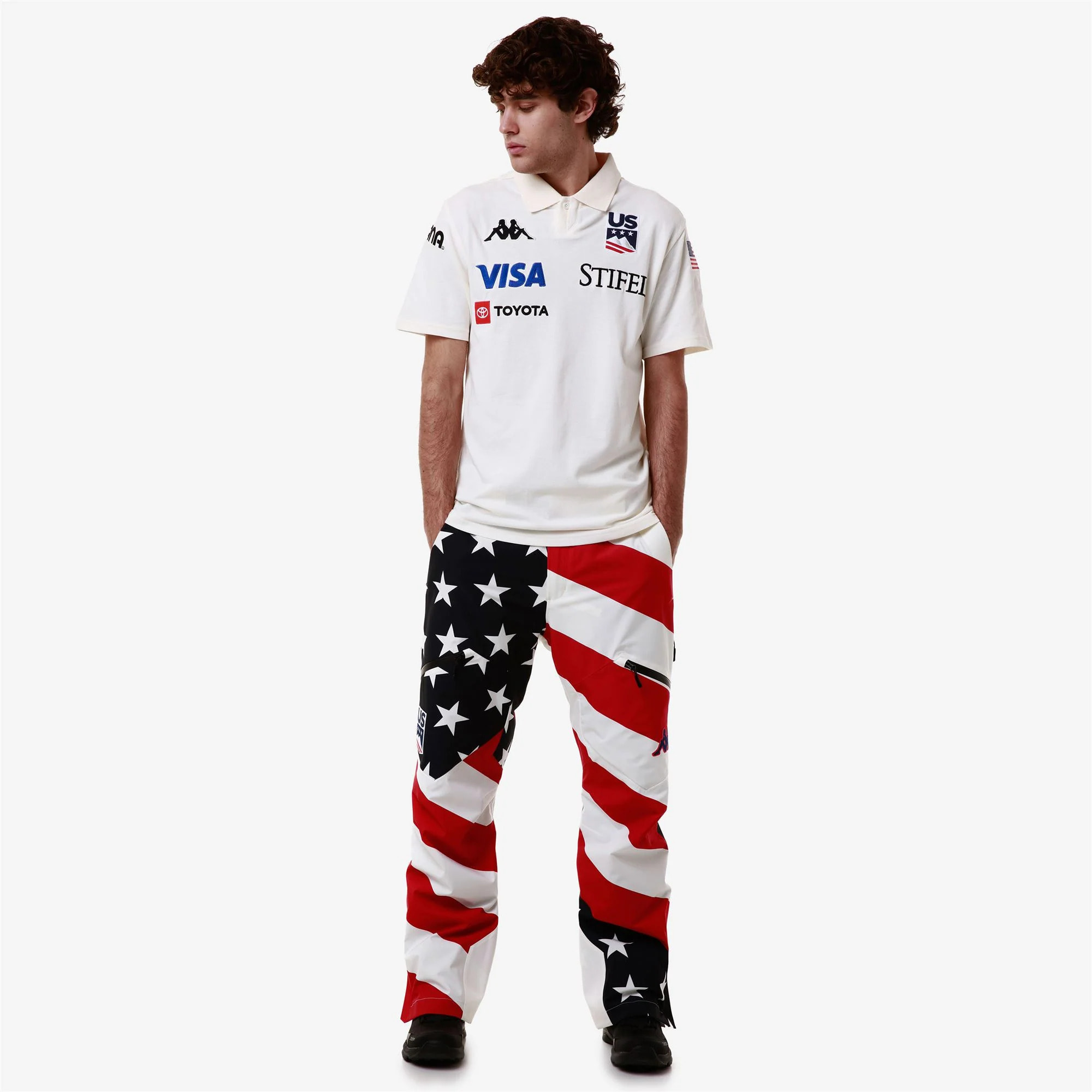 Kappa - Pantalones Hombre Azul - 6Cento 622G Hz Us