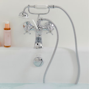 Flexible anti torsion 175 cm métal chrome