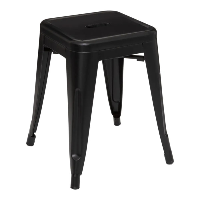 Tabouret "Niko" métal noir