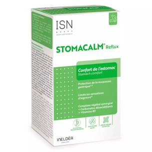 INELDEA SANTE NATURELLE - Stomacalm Reflux - Complément alimentaire à base d'actifs d'origine naturelle - Confort de l'estomac - Convient aux femmes enceintes - 20 comprimés à croquer