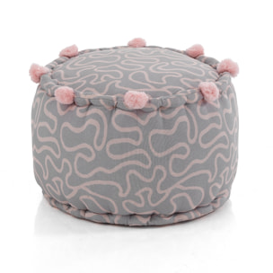 Tomasucci TANGLE 2 pouf rond Gris