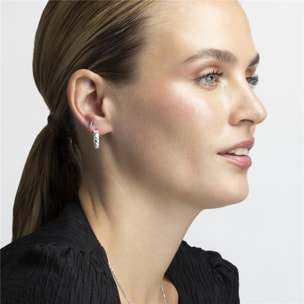 Pendientes Lux by Lux acabados en Rodio