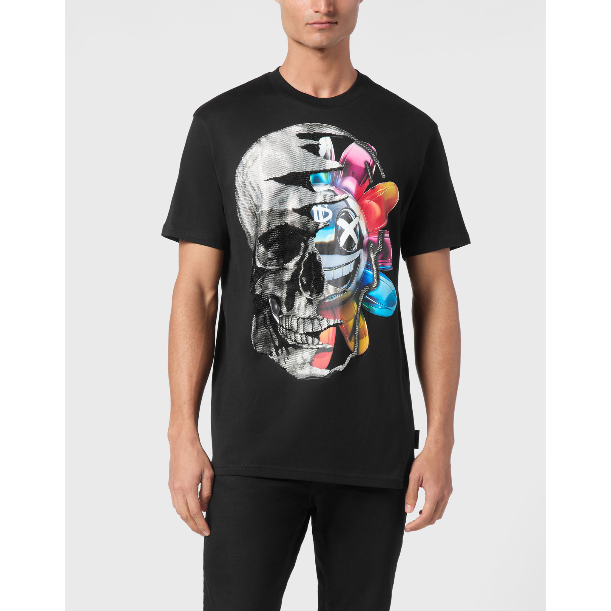 PHILIPP PLEIN T-Shirt Round Neck SMILE