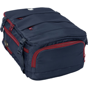 Mochila viaje cabina portatil 15,6 f.c.barcelona azul marino