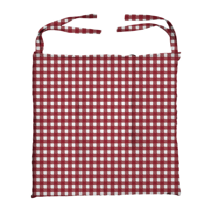 6X CUSCINO SEDIA DIS.COUNTRY BORDEAUX 40X40 CM