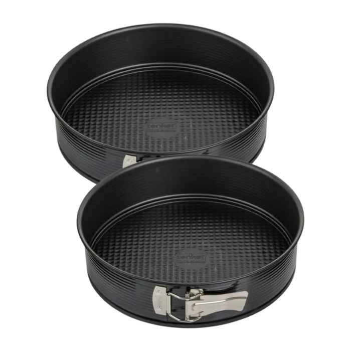 Ensemble de 2 Moules à manqué à charnière 26 cm Zenker Black Metallic