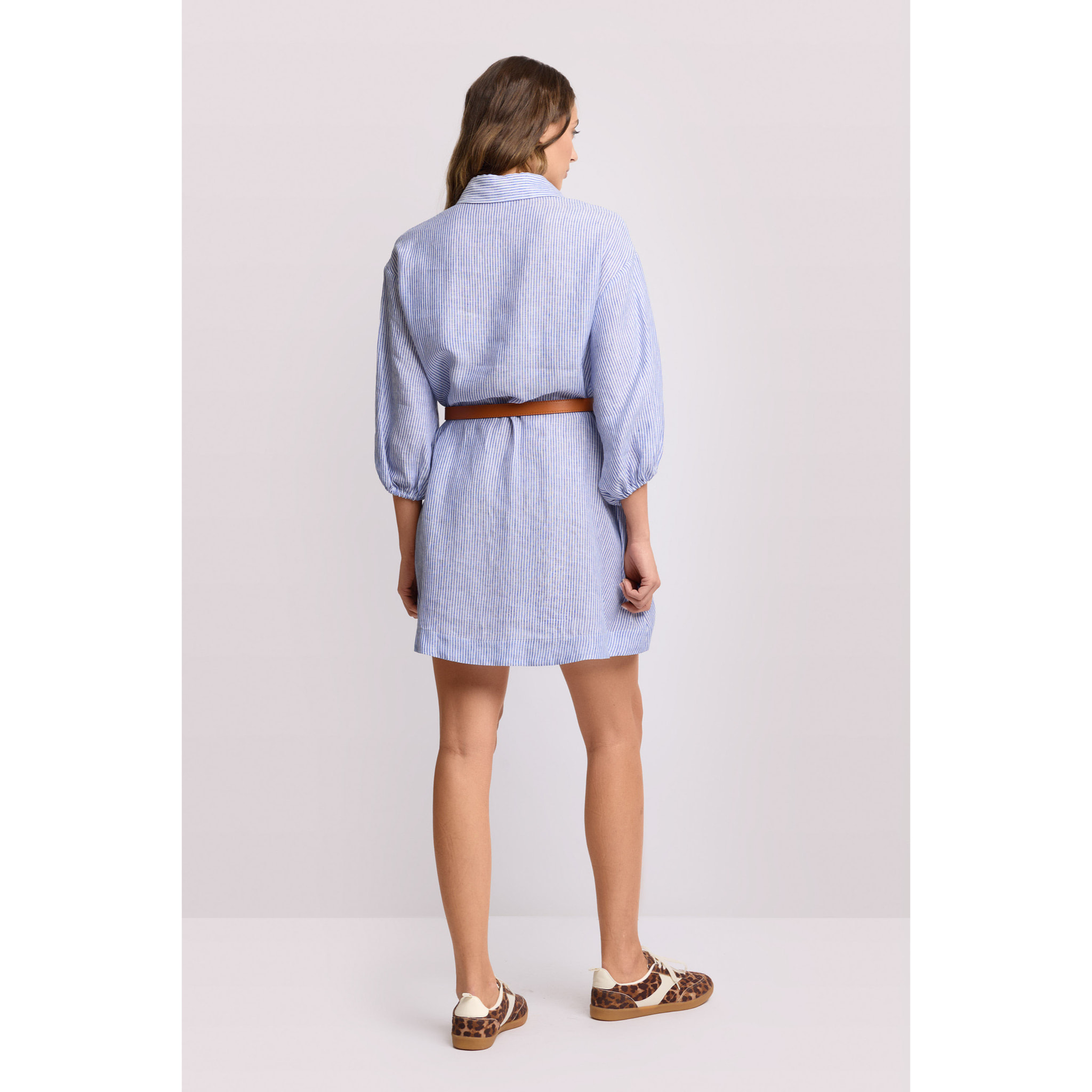 Kocca - Abito a righe modello chemisier Donna, Righe, Colletto di camicia
